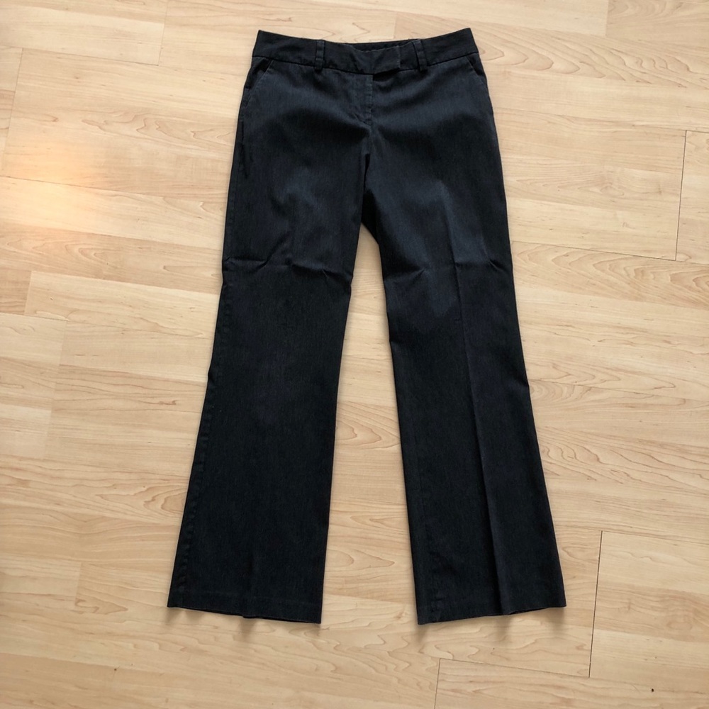 Express Dark Gray Bootcut Dress Pants